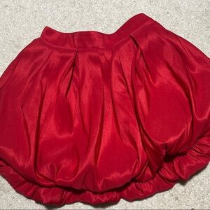 XS women’s Red Bubble Skirt